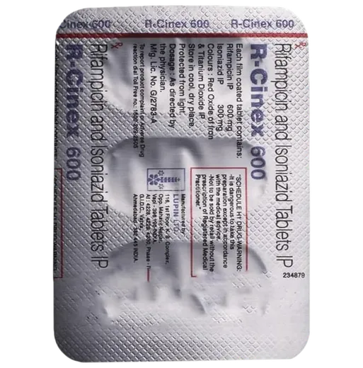 rcinex 600mg capsule 3's